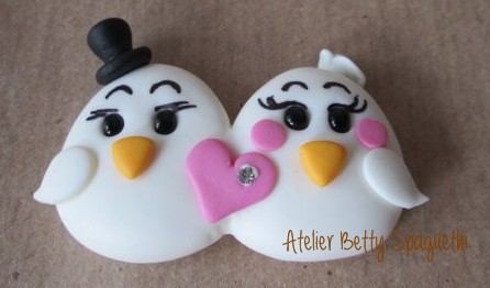 Iman personalizado tema passarinhos